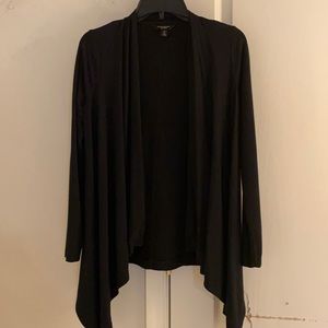 Banana Republic Baby Terry black open sweater XS